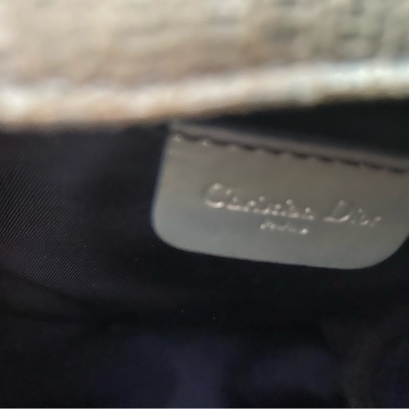 Christian Dior Suede small bag 9x7” lite blue color, used but in good shape - Picture 5 of 10